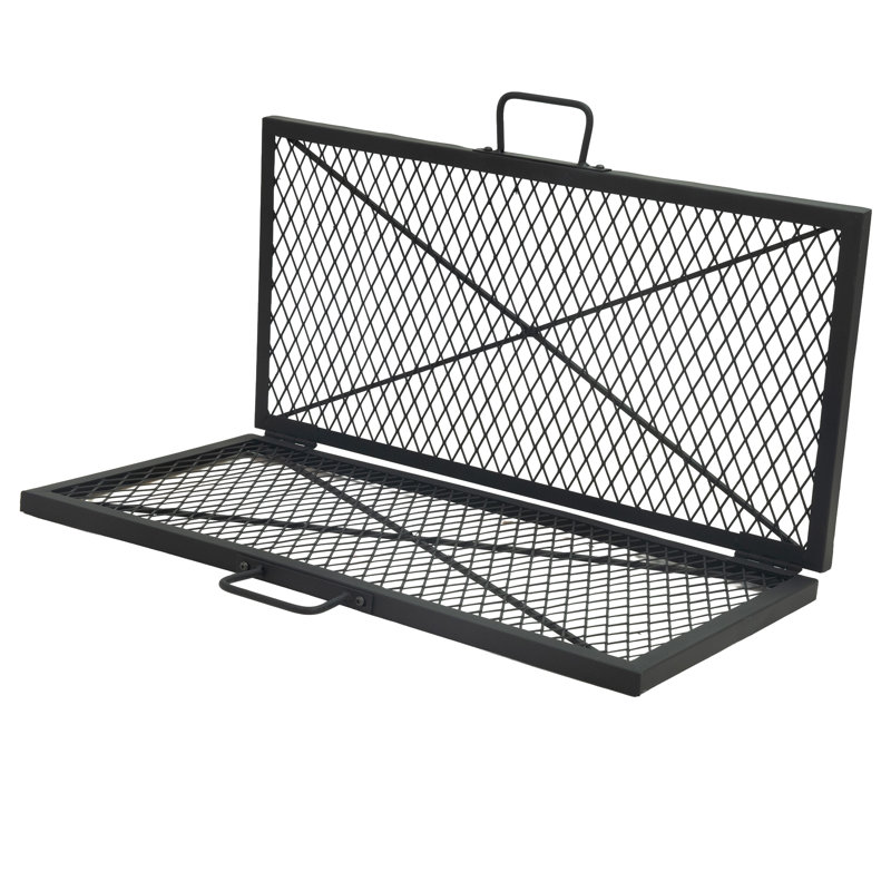 Grille de camping pliante carrée 30 po x 30 po, 1" H x 35" W x 30" D