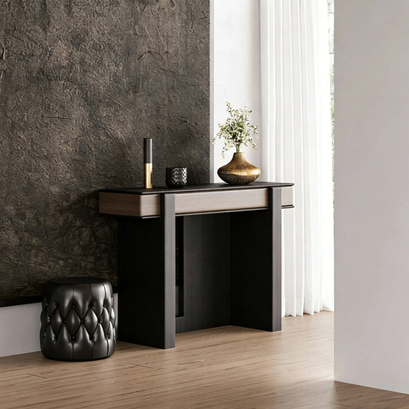 Console Retro Minimalist, H 33,46 po x l 39,37 po x P 14,17 po