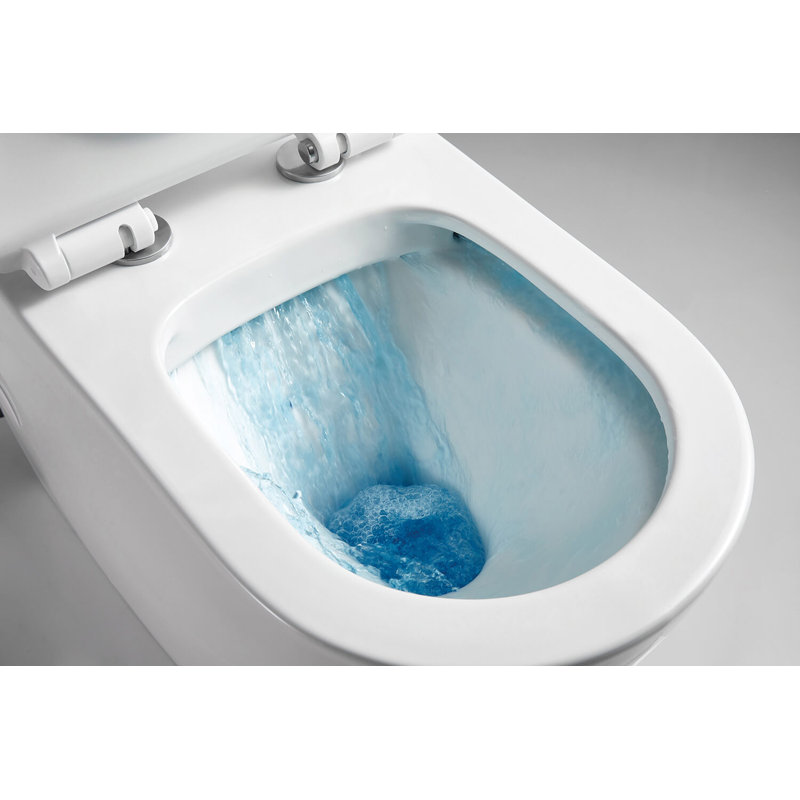 Toilette allongée murale Brontes 1,28 GPF (siège inclus)
