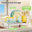 1 Tier Kitchen Dish Drainer Rack