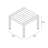 Bisharah Square Metal Outdoor Dining Table With Umbrella Hole , 35.5'' in. W 35.5'' in. D-868263927