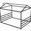 Lit plateforme en métal noir pour grand lit - Noise - Lit plateforme, grand, lattes unies