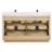 Porto 60'' Free Standing Double Bathroom Vanity with Quartz Top-1612511890-1612457517