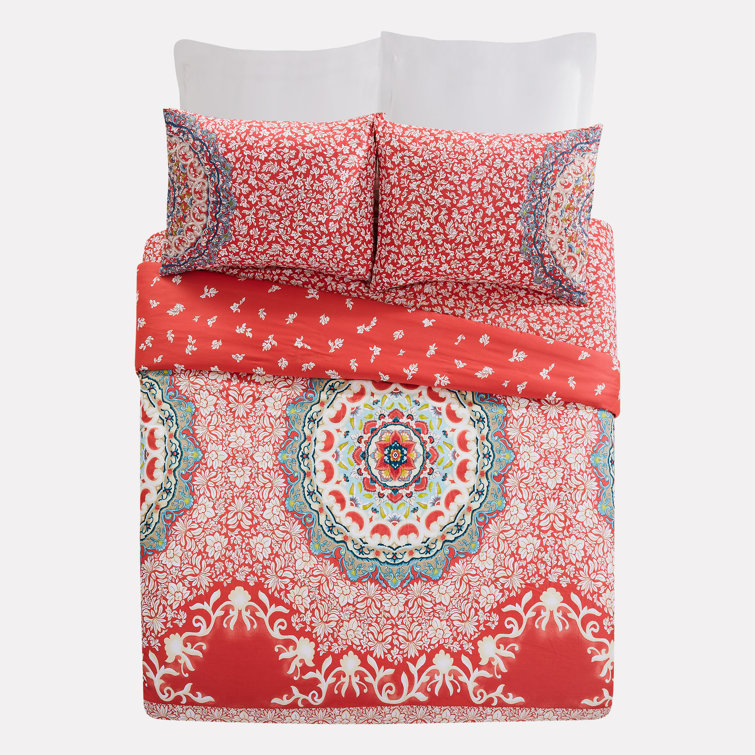 Jessica Simpson Home Amrita Medallion 100% Cotton Comforter Set  Reviews  Wayfair