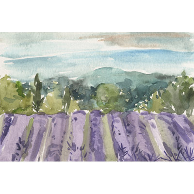 Watercolor Views III - Wrapped Canvas Painting