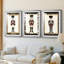 Christmas Holiday Art CXVI - Impression encadrée sur mesure de qualité supérieure - 3 pièces-1686950372-1686950373