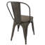 Chaise de salle à manger empilable Industrial-Farmhouse