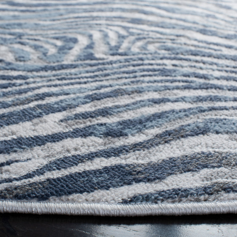 Ahnalise Performance Abstract Rug, Rectangle 9' x 12'