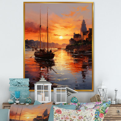 Atalissa, Allemagne, coucher de soleil, port III