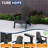 Set Of 6 Hdpe Folding Adirondack Chair-348644814