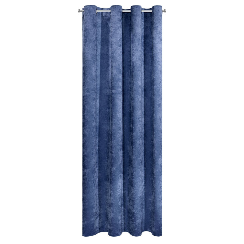 Harry-Joe Semi -transparent Curtains Single Panel, Dark Blue