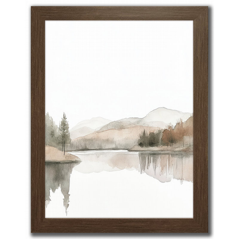 «Softly Flowing I», art mural encadré