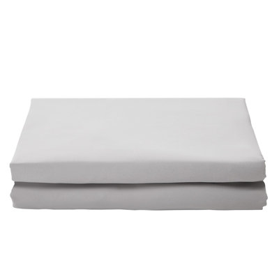 Fitted Sheet, 1 Set Of 2 Pieces, Twin Size Elastic Fitted Sheet With High-Quality Microfiber, Wear-Resistant And Breathable Twin Fitted Sheet With Single-Sided Brushing, Fit For 15 In Mattress