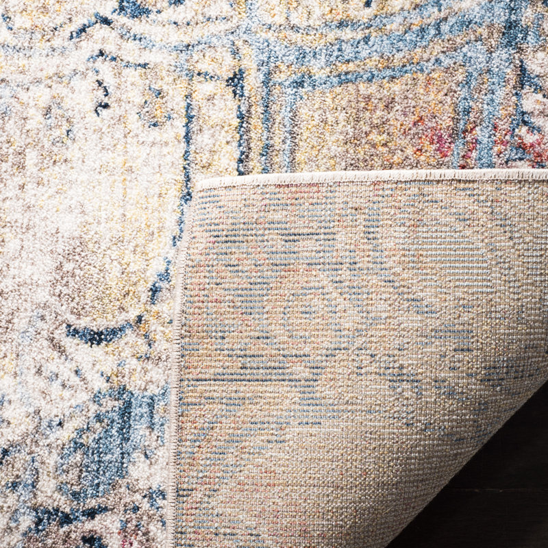 Massad Performance Floral Rug, Square 7'