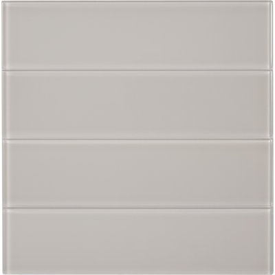 Carrelage mural en verre aspect pierre 3 "x 12" Winter