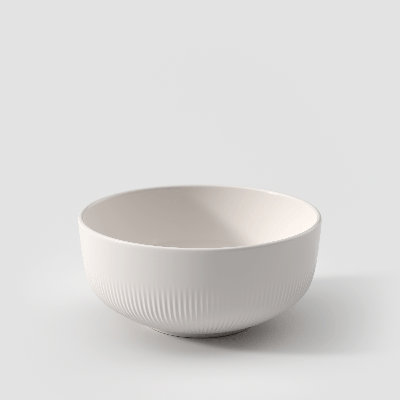 Bol à riz Villeroy & Boch Afina, porcelaine de qualité supérieure, va au lave-vaisselle et au micro-ondes, 6 x 2,75 po, empilable, blanc
