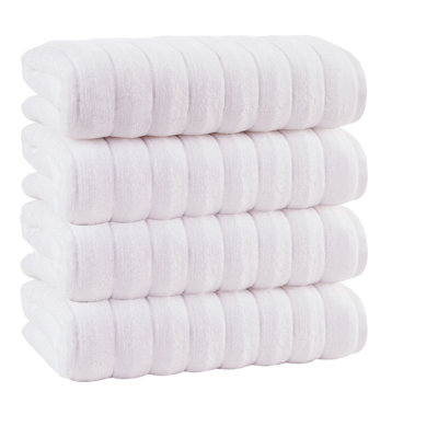Rachel Turkish Cotton Midweight Ribbed Bath Towel