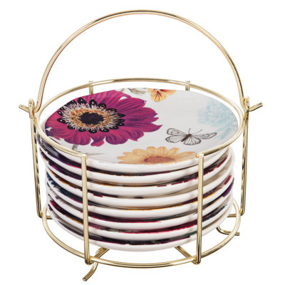 Toliver Vivid Bouquet 6" Appetizer Plate