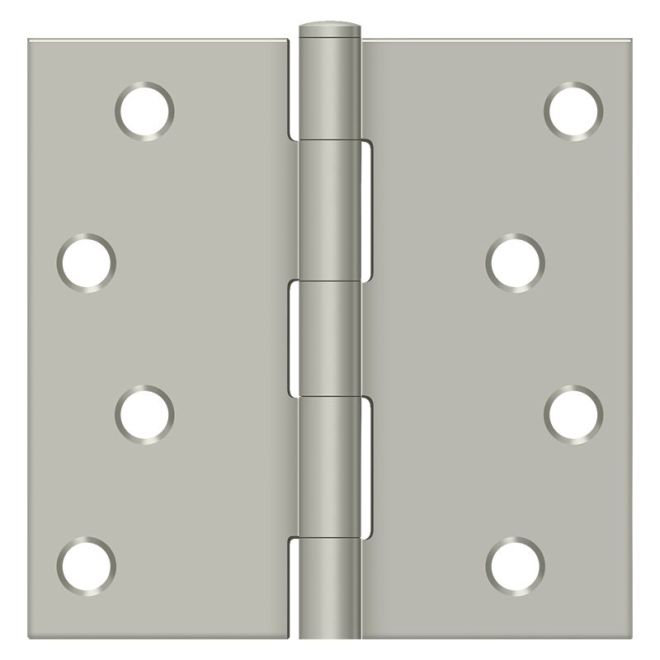 Steel Hinge, Brushed Nickel