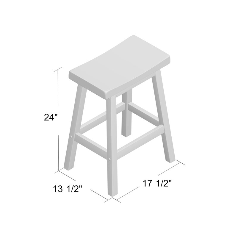Tabouret de comptoir 24 po Kewaunee, Gris, Gris