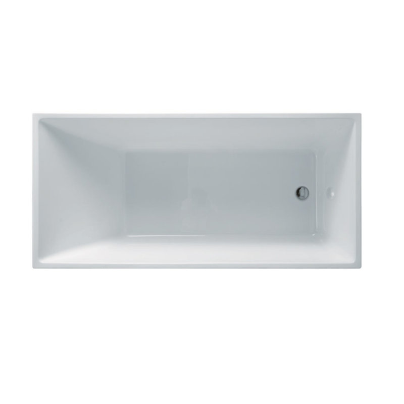 Obliquo 66.3'' x 31.25'' Soaking Acrylic Bathtub