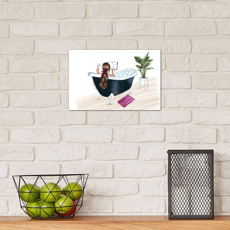 Relax 1 Piece Wrapped Canvas Painting, 20.32 cm H x 30.48 cm W