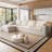 Oversized L-Shaped Modular Sofa with Deep Seating and Tool-Free Assembly