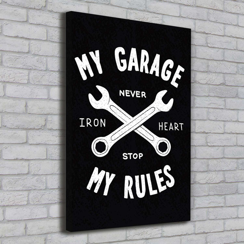 My Garage - Wrapped Canvas Print