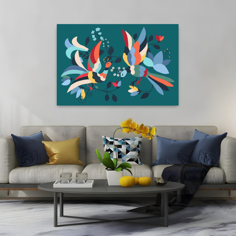 Art contemporain, art contemporain abstrait, H 40 po x l 60 po