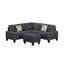 Canapé modulaire 6 pièces rembourré-678056152