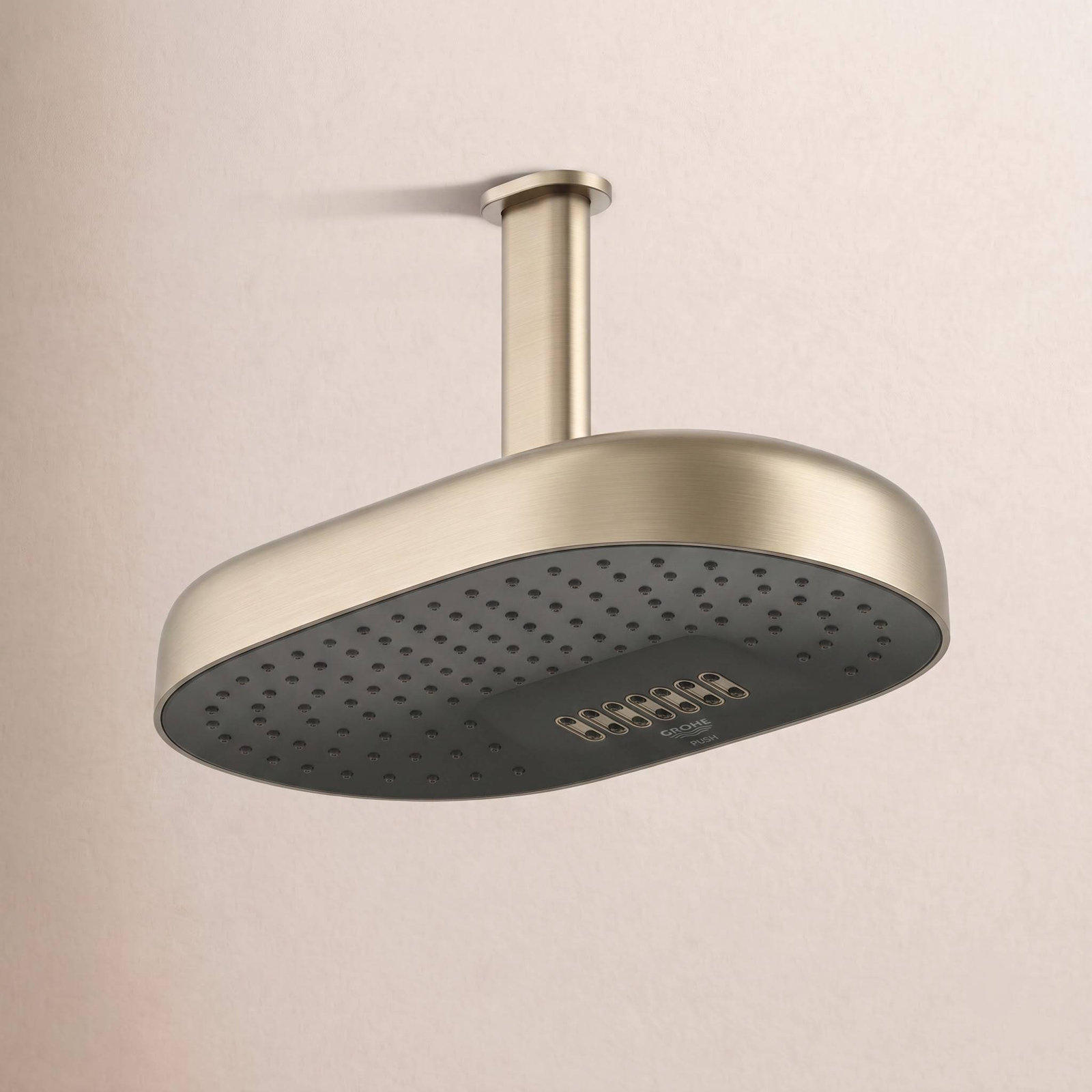 Statement 14" 1.75 GPM Oblong Rainhead, Vibrant Brushed Bronze