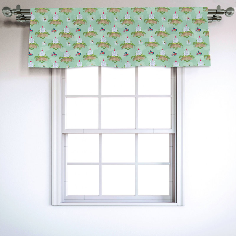 Sateen Ruffled Window Valance