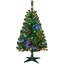 Grand arbre de Noël artificiel pré-éclairé-845686409