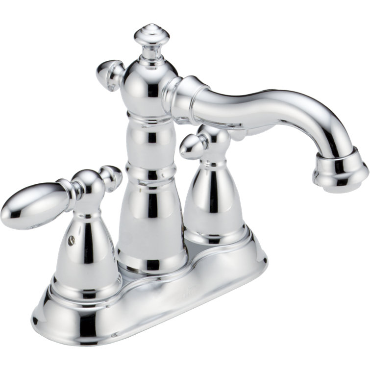 Victorian Centerset Faucet with Drain Assembly