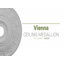 Médaillon de plafond Endurathane Vienna, DE 20 po x P 3 1/2 po x P 1 1/2 po (convient aux auvents jusqu'à 6 1/2 po), finition craquelée d'hamamélis peinte à la main-28577992