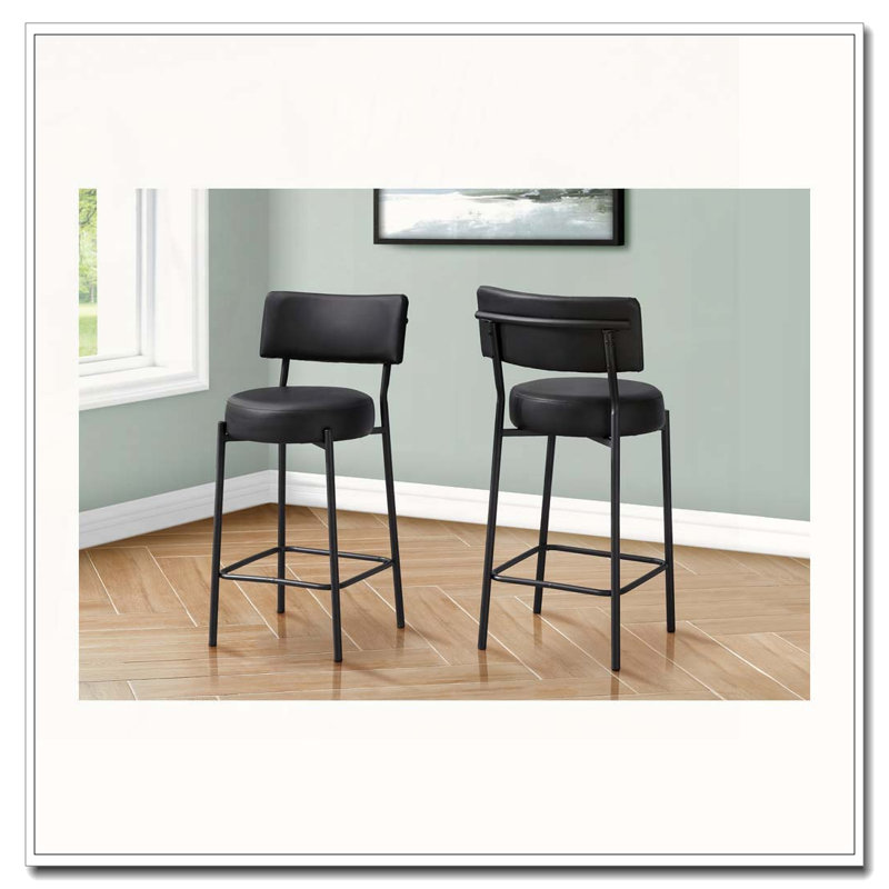 Tabouret de bar, hauteur de comptoir, ensemble de 2,