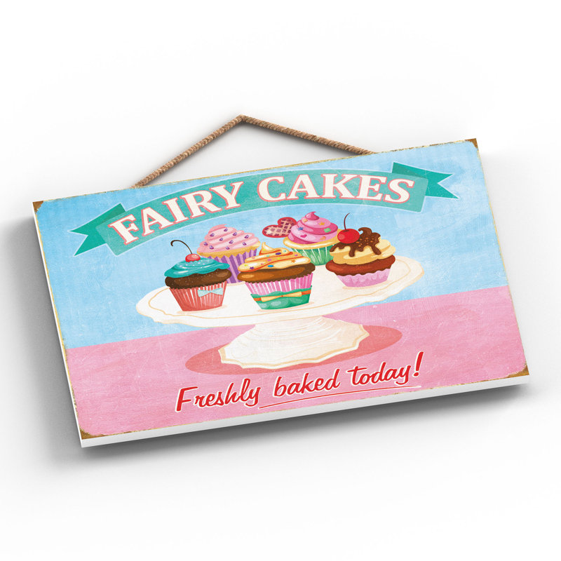 Fairy Cakes - Print on MDF