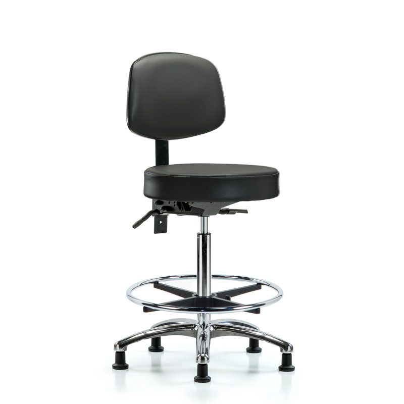Chaise de travail, Carbone, Patins, Argent