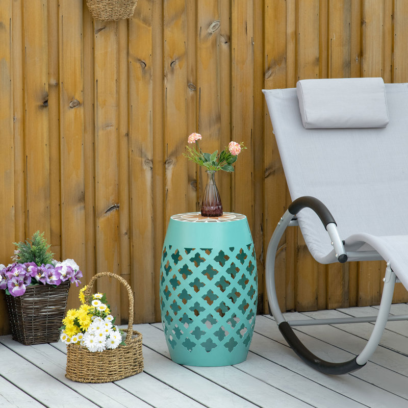 Tabouret de jardin décoratif, Gris