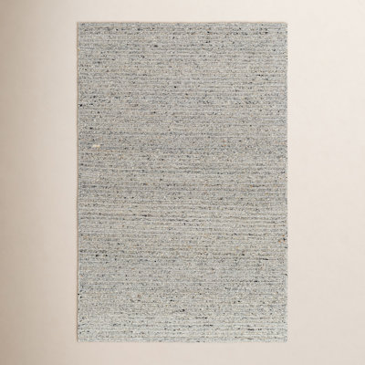 Joly Hand-Woven Gray Striped Rug