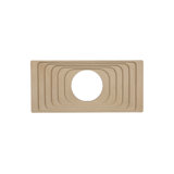Centered Console Table, Sand Dune