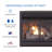 Duluth Forge Dual Fuel Ventless Gas Fireplace Insert - 32,000 BTU, Remote Control, FDF400RT-ZC