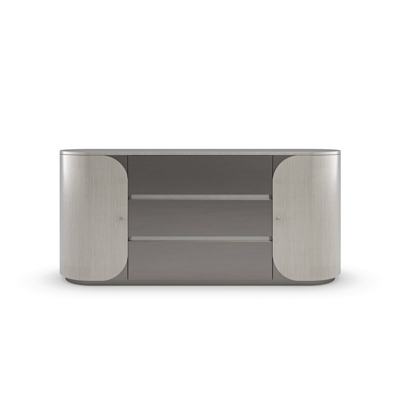 La Moda 3 - Drawer Solid Wood Dresser, Beige/Brown