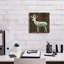 «Simple Living Deer Silhouette» par Michael Mullan, art mural sur toile
