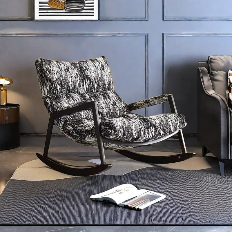 ChairVogue Retro Style Rocking Chair Metal Rocking Chair | Wayfair