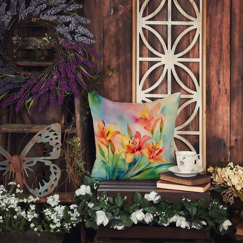 Coussin décoratif intérieur / extérieur Autre / Sans motif, H 14 po x l 14 po