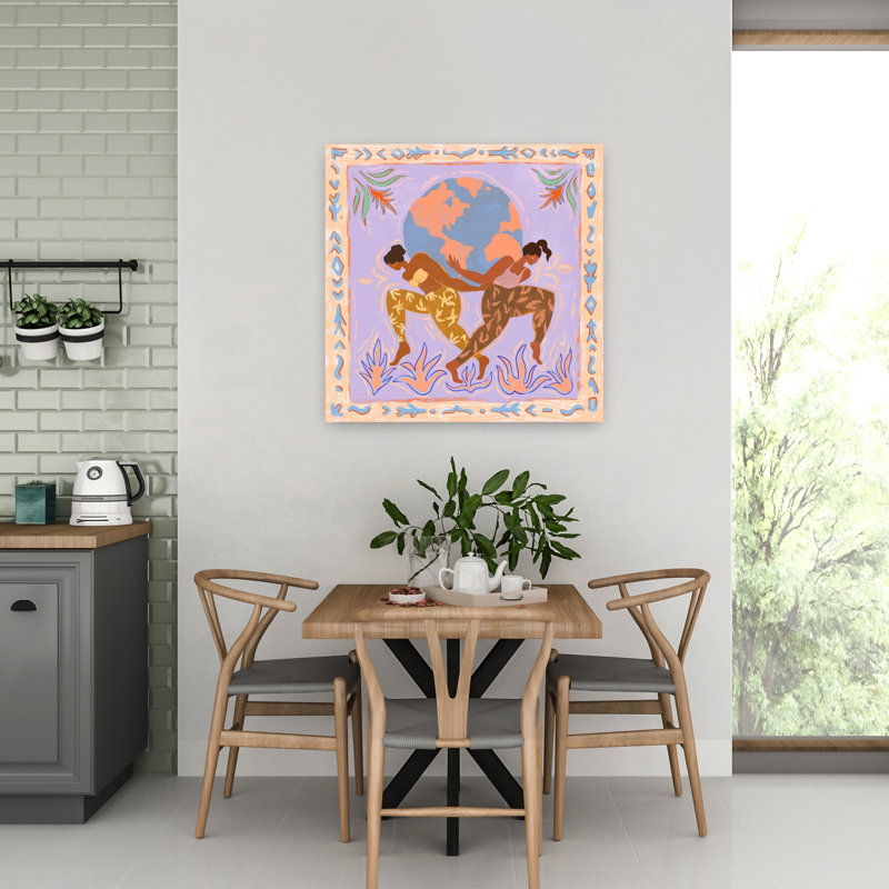 Art contemporain contemporain abstrait, H 32 po x l 32 po