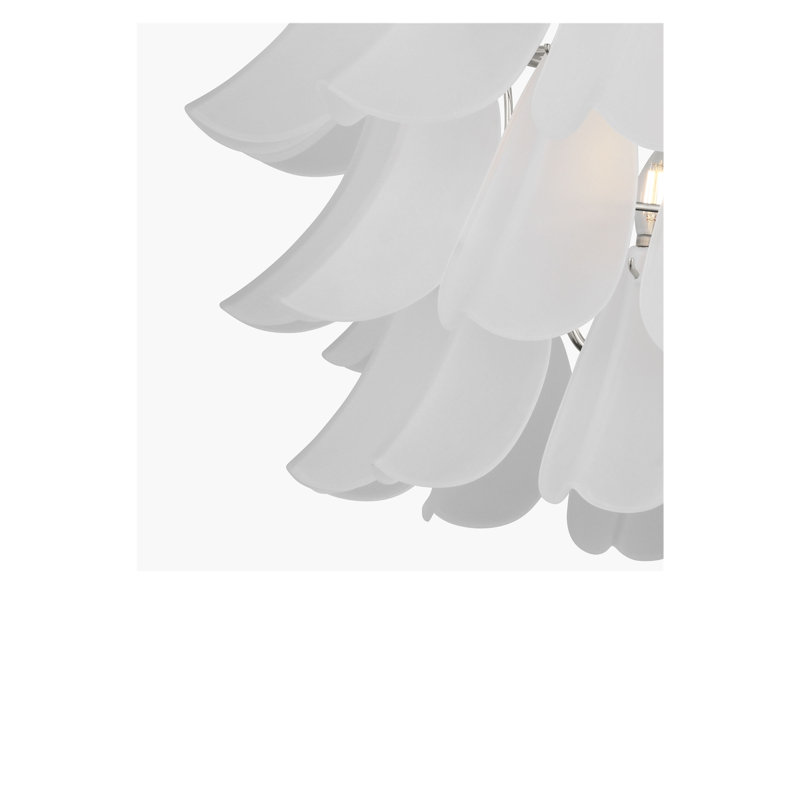 Chloe 32 Chandelier, Polished Nickel