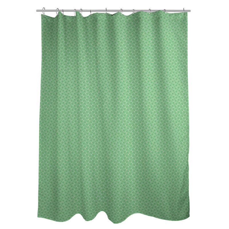 Rideau simple en treillis hexagonal classique, Vert