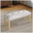 Upholstered Tufted Modern Bench